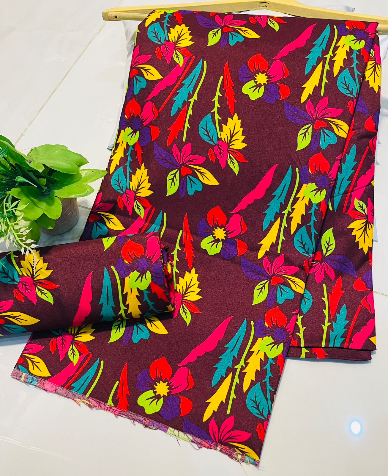 Summer Unstitched Cotton Suit – Digital Print Aroma Cotton – 4.5 Meter – Premium Quality