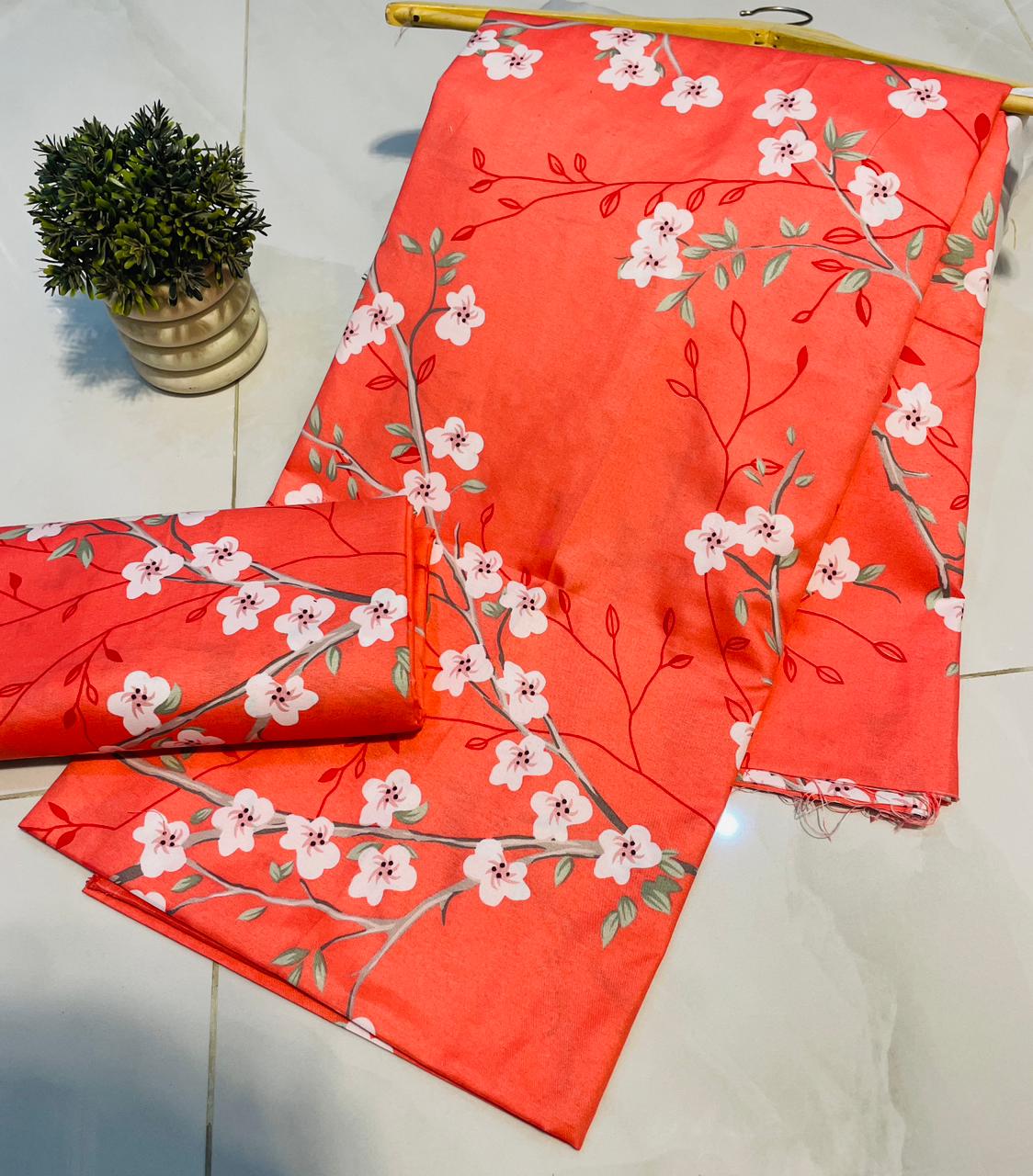 Summer Unstitched Cotton Suit – Digital Print Aroma Cotton – 4.5 Meter – Premium Quality