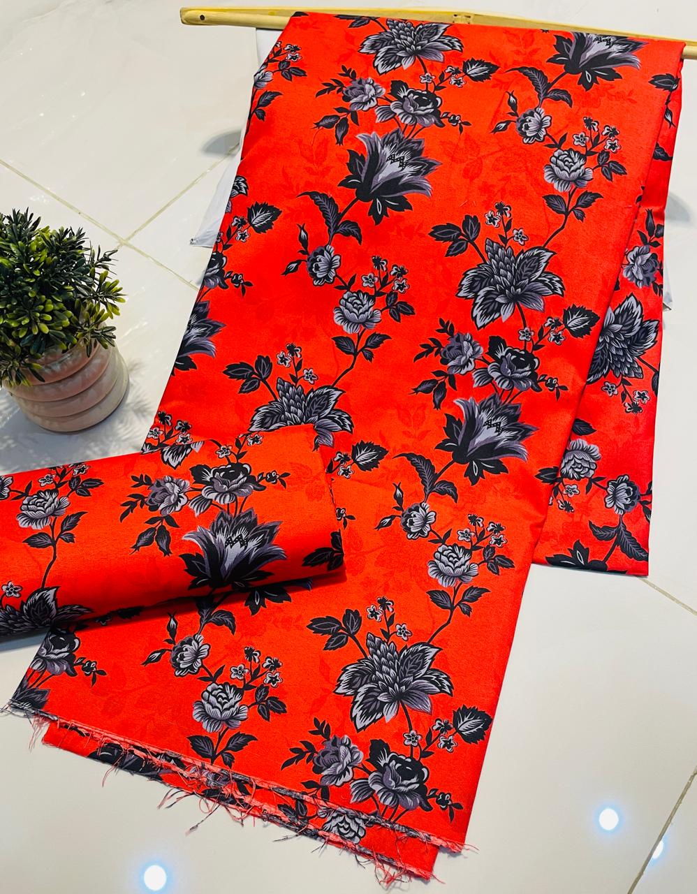 Summer Unstitched Cotton Suit – Digital Print Aroma Cotton – 4.5 Meter – Premium Quality