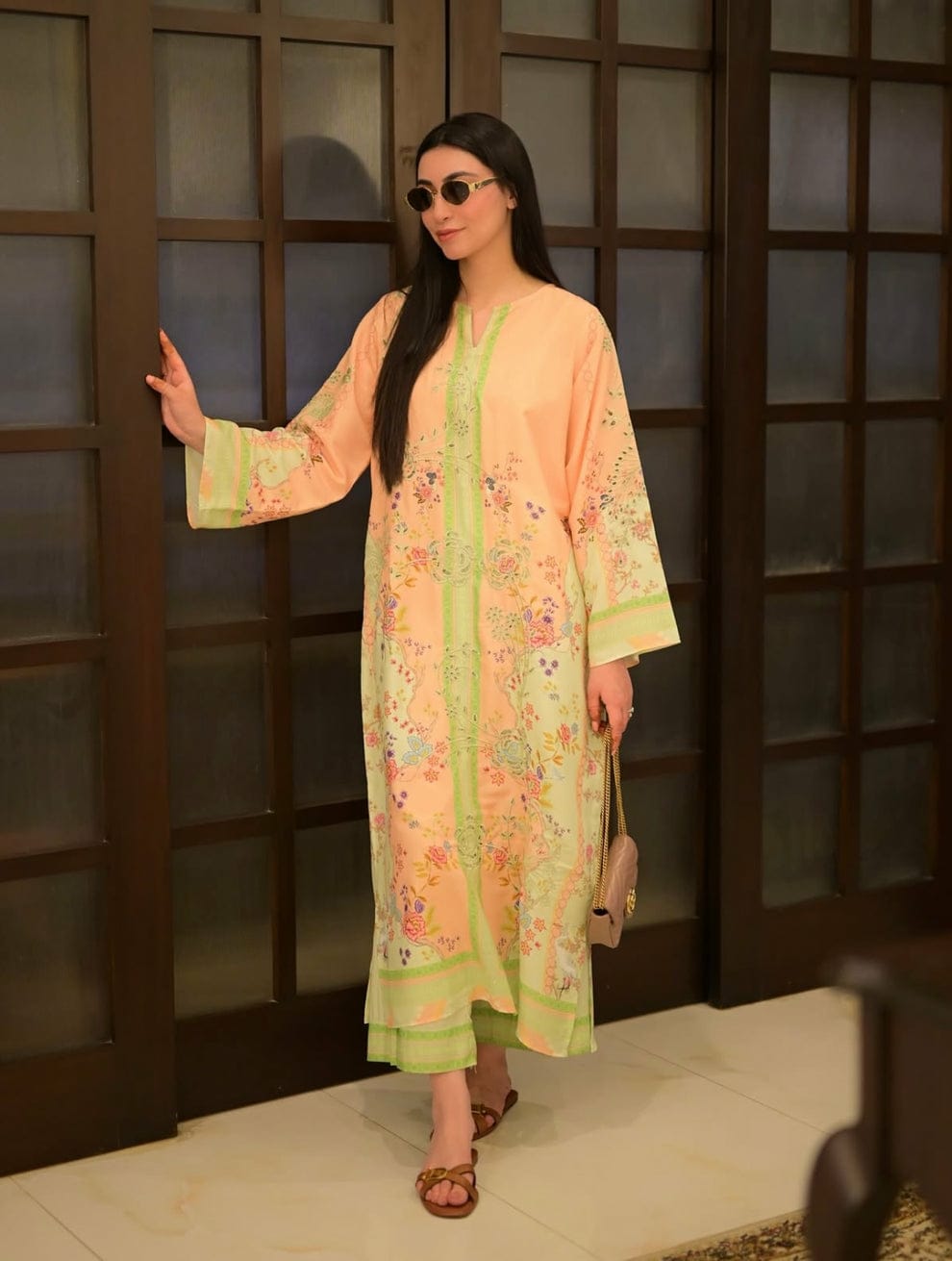 Khizra 2 Pc Suit – Silky Lawn
