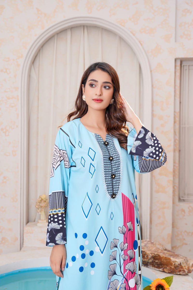 Sky Heaven 2 Pc Coord Set – Silky Lawn