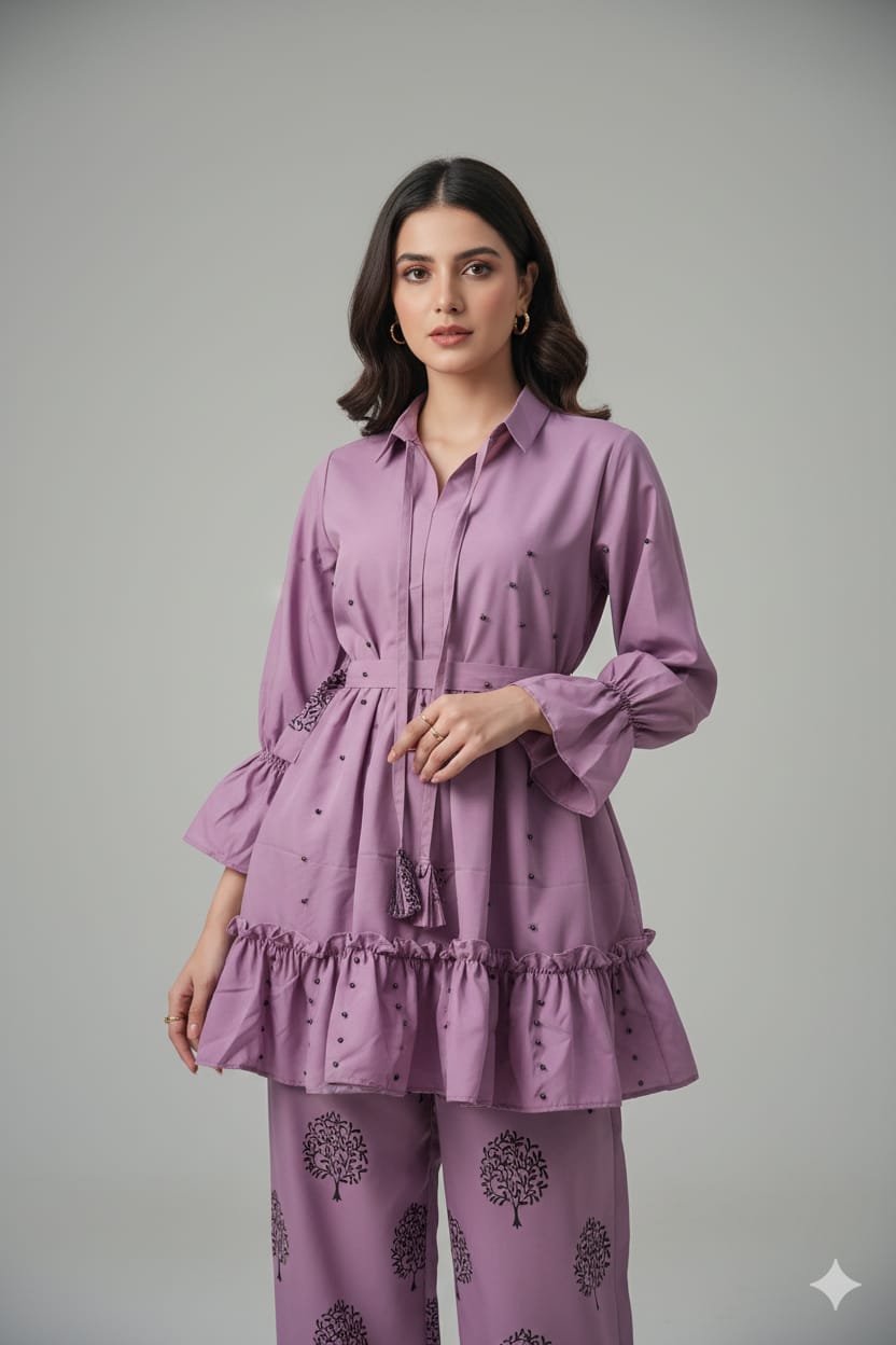 π Moti Charm β Western Top & Plazo Set π