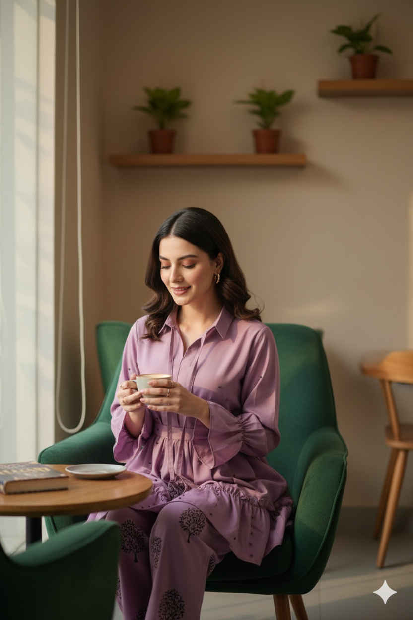 π Moti Charm β Western Top & Plazo Set π