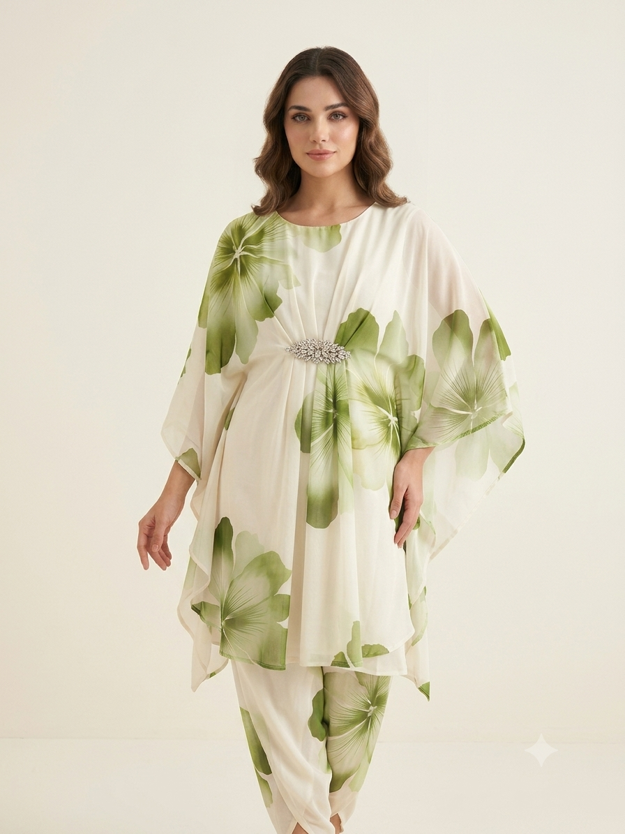 ✨ Digital Floral Kaftan ✨