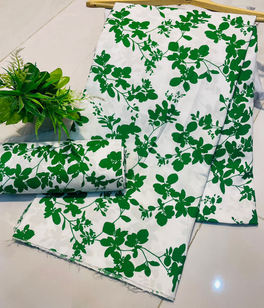 Summer Unstitched Cotton Suit – Digital Print Aroma Cotton – 4.5 Meter – Premium Quality