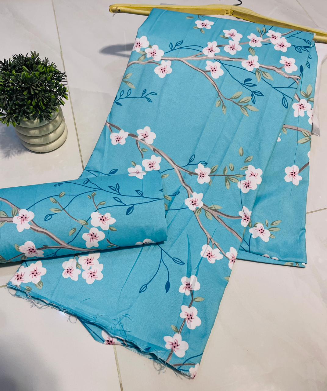 Summer Unstitched Cotton Suit – Digital Print Aroma Cotton – 4.5 Meter – Premium Quality