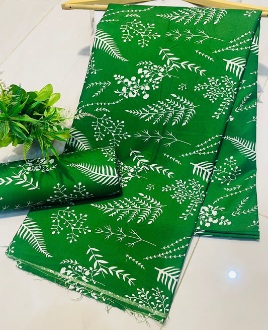 Summer Unstitched Cotton Suit – Digital Print Aroma Cotton – 4.5 Meter – Premium Quality
