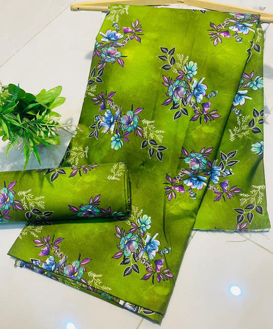 Summer Unstitched Cotton Suit – Digital Print Aroma Cotton – 4.5 Meter – Premium Quality