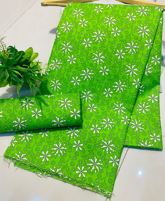 Summer Unstitched Cotton Suit – Digital Print Aroma Cotton – 4.5 Meter – Premium Quality