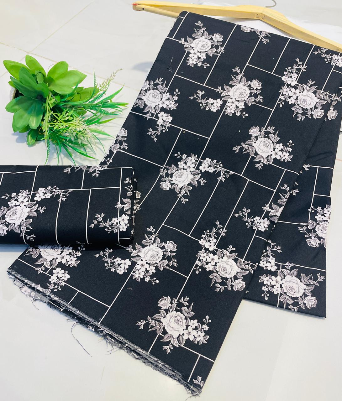 Summer Unstitched Cotton Suit – Digital Print Aroma Cotton – 4.5 Meter – Premium Quality