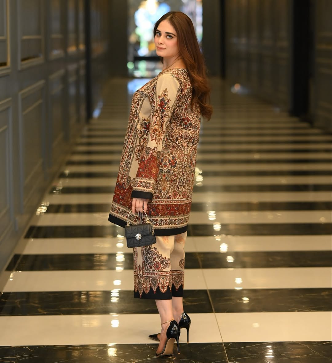 Digital Printed 2 Pc Silky Lawn | Ready to wear