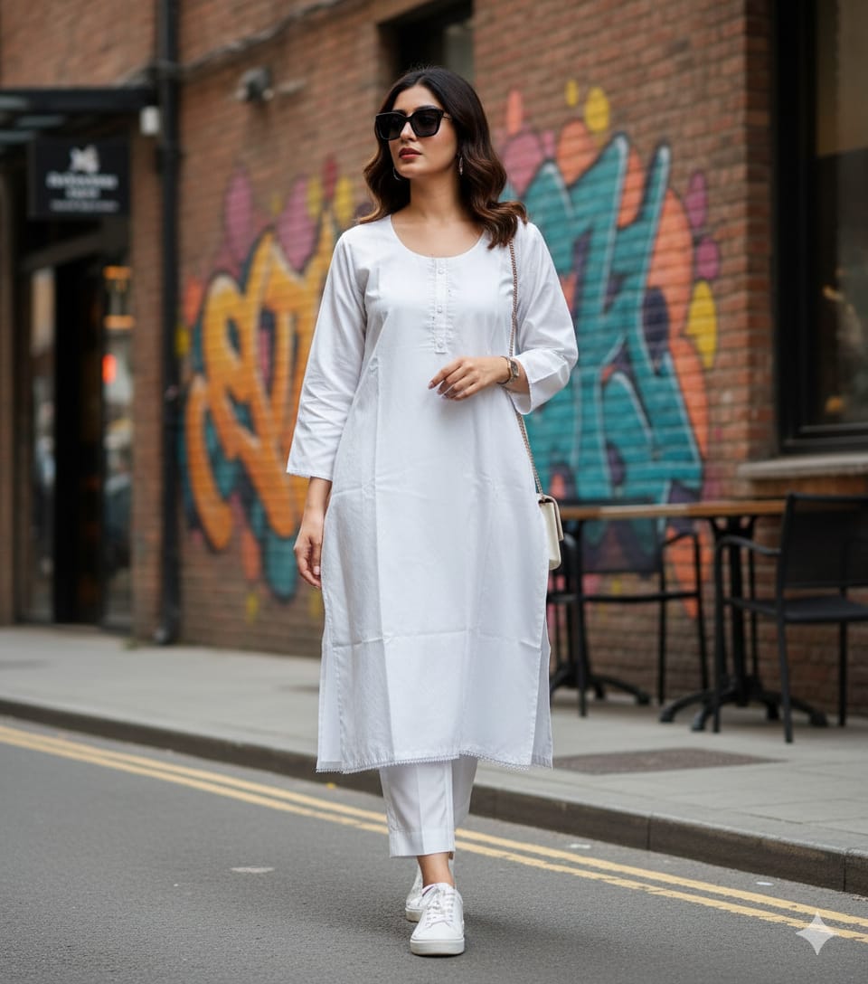 Digital Cotton Stitched 2pc Suit S M L XL