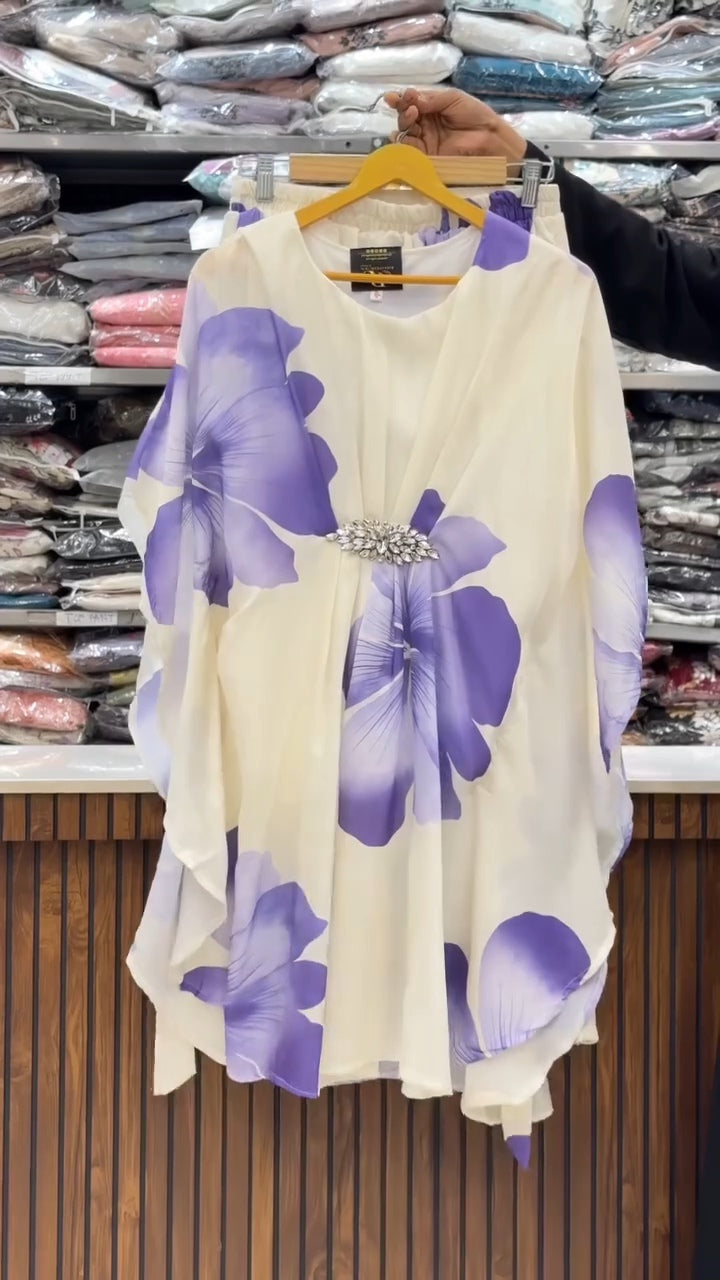 ✨ Digital Floral Kaftan ✨