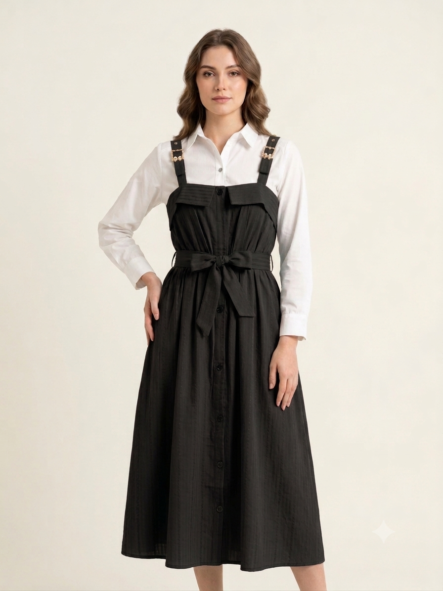 Romper Maxi Black